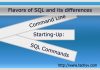 Flavors of SQL and its differences